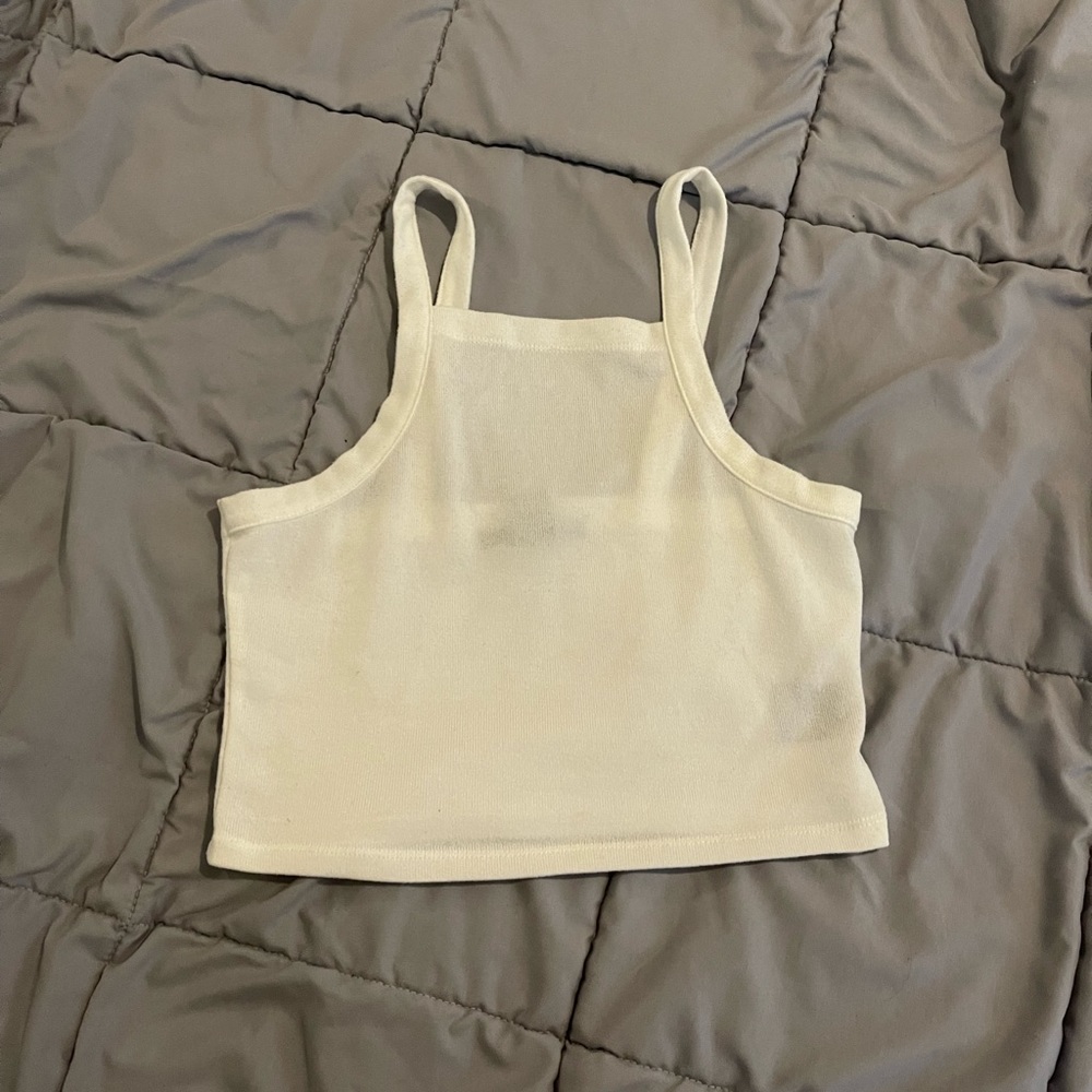 Forever 21 White Croptop